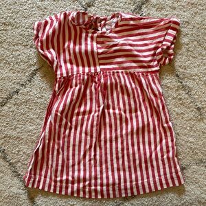 Red striped girls Zara dress